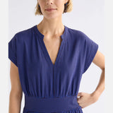 Elk - Evve Dress Chocolate/Cobalt, Clothing, Elk - Say It Sister