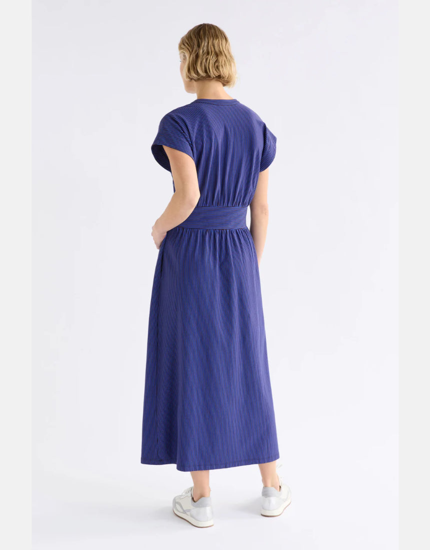 Elk - Evve Dress Chocolate/Cobalt, Clothing, Elk - Say It Sister