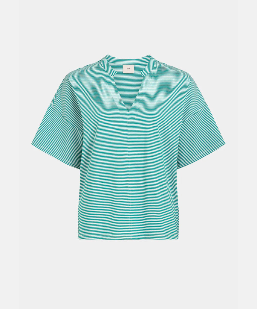 Elk - Evve Tshirt Bright Teal/White, Clothing, Elk - Say It Sister