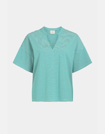 Elk - Evve Tshirt Bright Teal/White, Clothing, Elk - Say It Sister