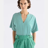Elk - Evve Tshirt Bright Teal/White, Clothing, Elk - Say It Sister