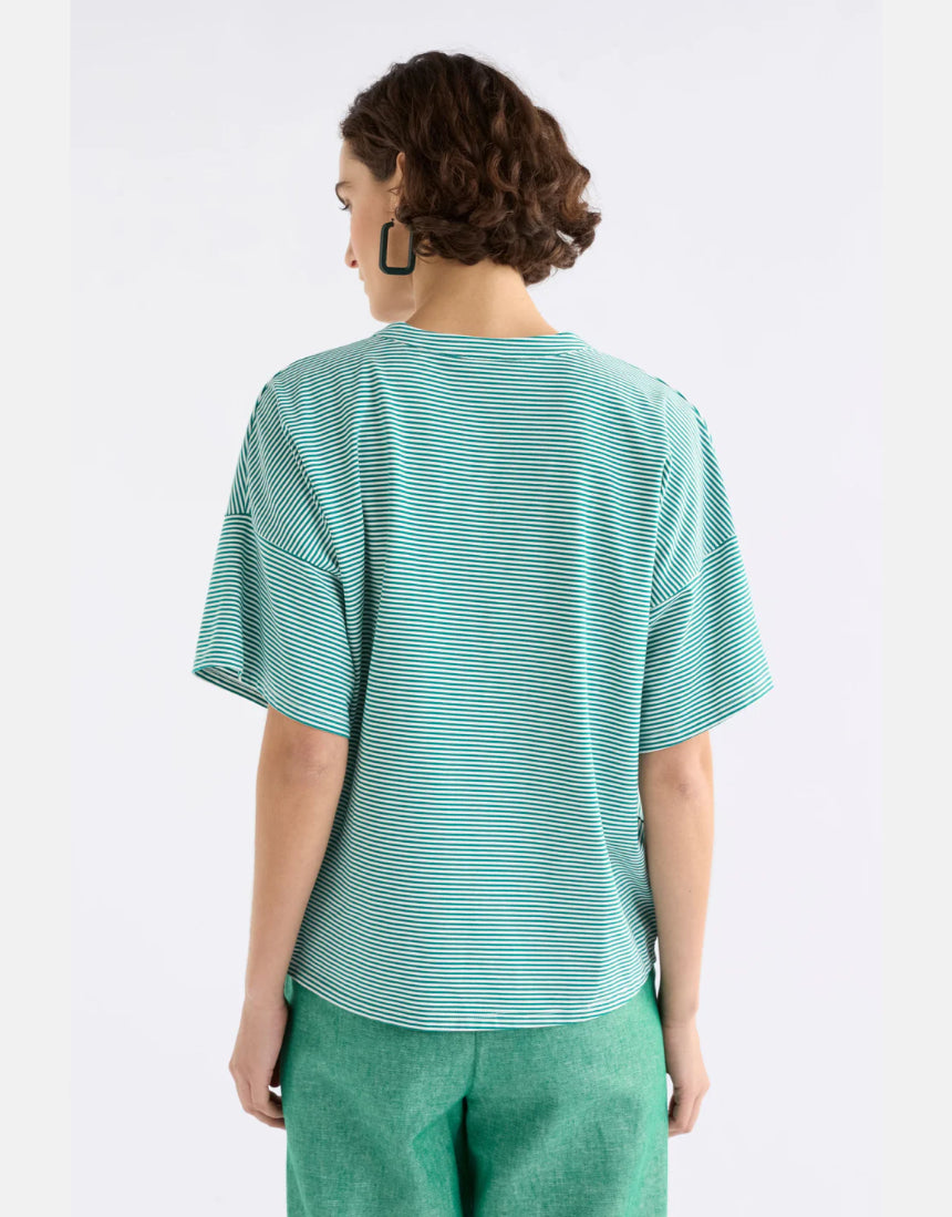 Elk - Evve Tshirt Bright Teal/White, Clothing, Elk - Say It Sister