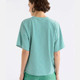 Elk - Evve Tshirt Bright Teal/White, Clothing, Elk - Say It Sister