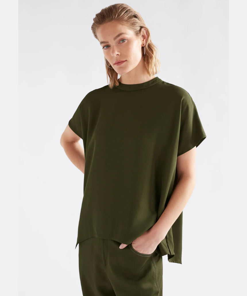 Elk - Hullu Top Bright Olive, Clothing, Elk - Say It Sister