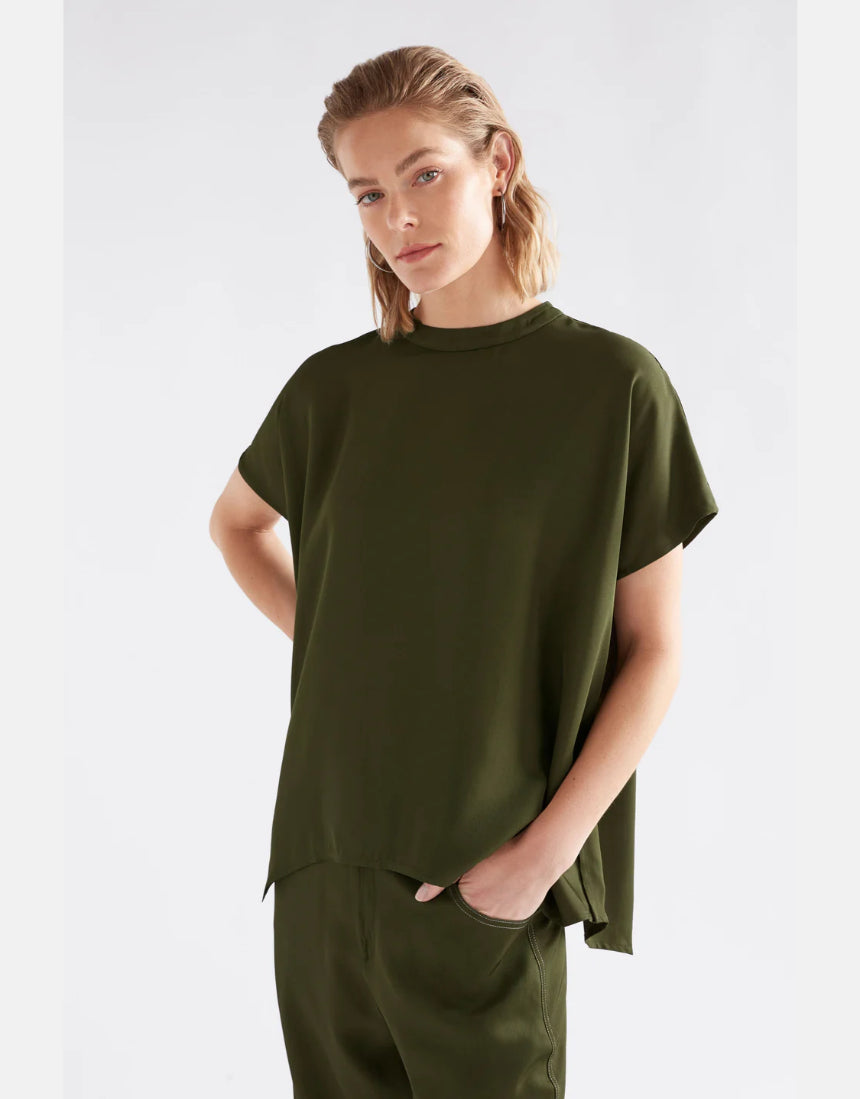 Elk - Hullu Top Bright Olive, Clothing, Elk - Say It Sister
