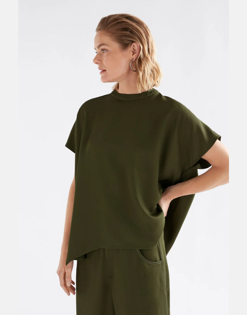 Elk - Hullu Top Bright Olive, Clothing, Elk - Say It Sister