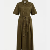 Elk - Stuud Long Shirt Dress Olive, Clothing, Elk - Say It Sister
