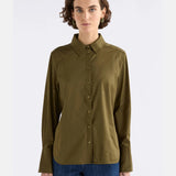 Elk - Stuud Long Shirt Olive, Clothing, Elk - Say It Sister