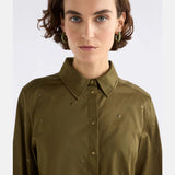 Elk - Stuud Long Shirt Olive, Clothing, Elk - Say It Sister