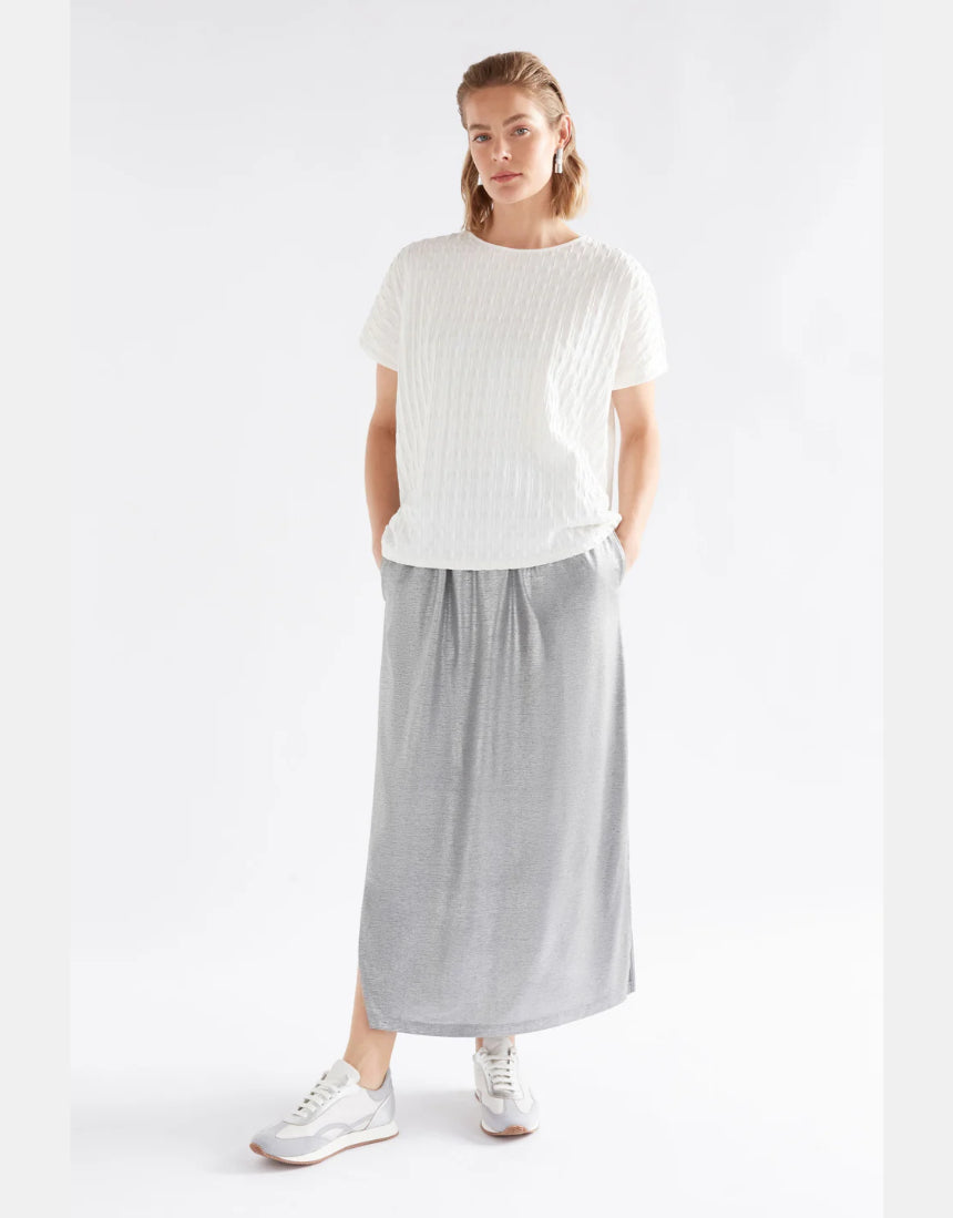 Elk - Orta Boxy Tshirt White, Clothing, Elk - Say It Sister
