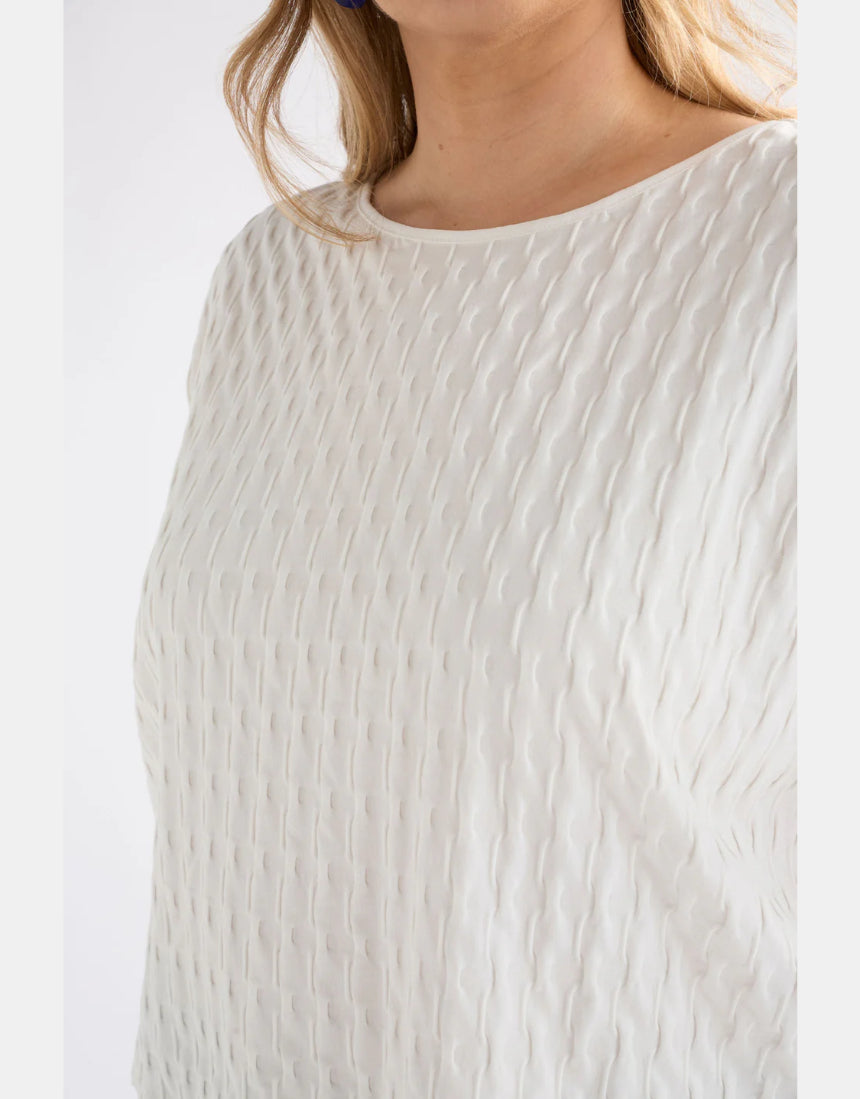 Elk - Orta Boxy Tshirt White, Clothing, Elk - Say It Sister