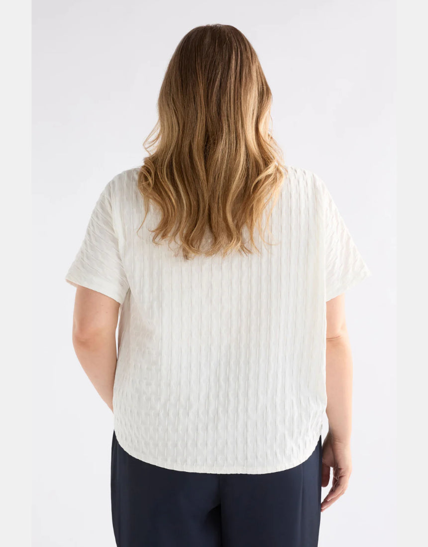 Elk - Orta Boxy Tshirt White, Clothing, Elk - Say It Sister
