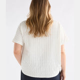 Elk - Orta Boxy Tshirt White, Clothing, Elk - Say It Sister