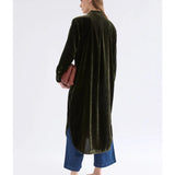 Elk - Suuri Velvet Dress Deep Olive, Clothing, Elk - Say It Sister