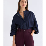 ELK The Label Hullu Pant in Shiraz color, featuring relaxed fit and lightweight fabric, suitable for casual wear.