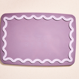 Maison Apprêt Classique Lilac Chopping Board with smooth surface and rectangular shape, ideal for kitchen food prep.