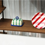 Klevering - Butter Dish Plaid Blue, butter dish, Klevering - Say It Sister