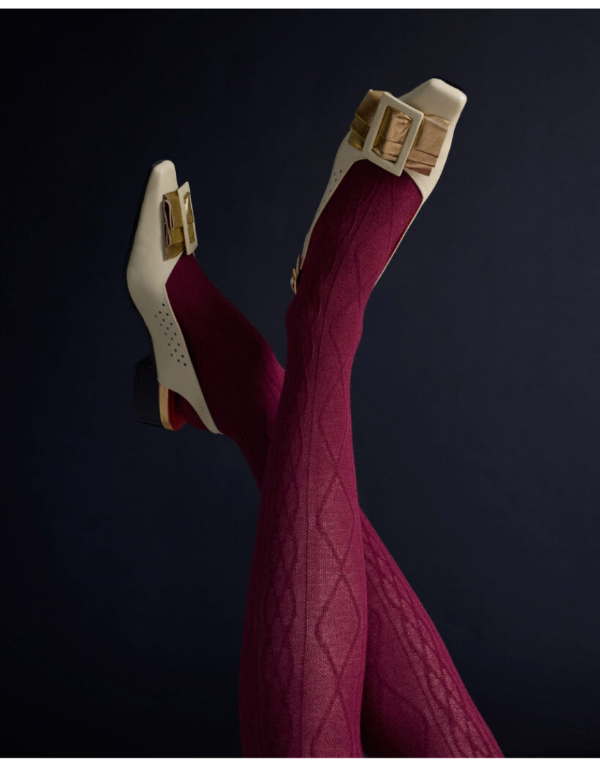 Tightology - Aran Cashmere Blend Tights, , Tightology - Say It Sister