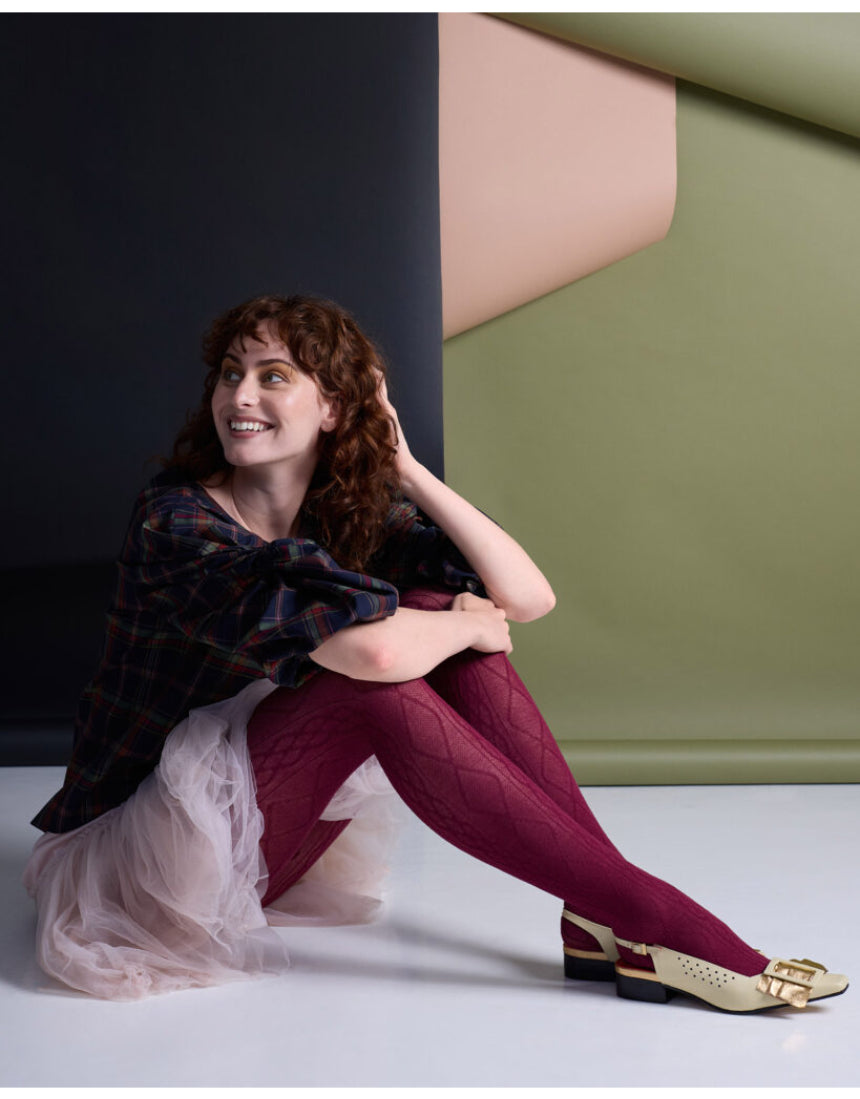 Tightology - Aran Cashmere Blend Tights, , Tightology - Say It Sister