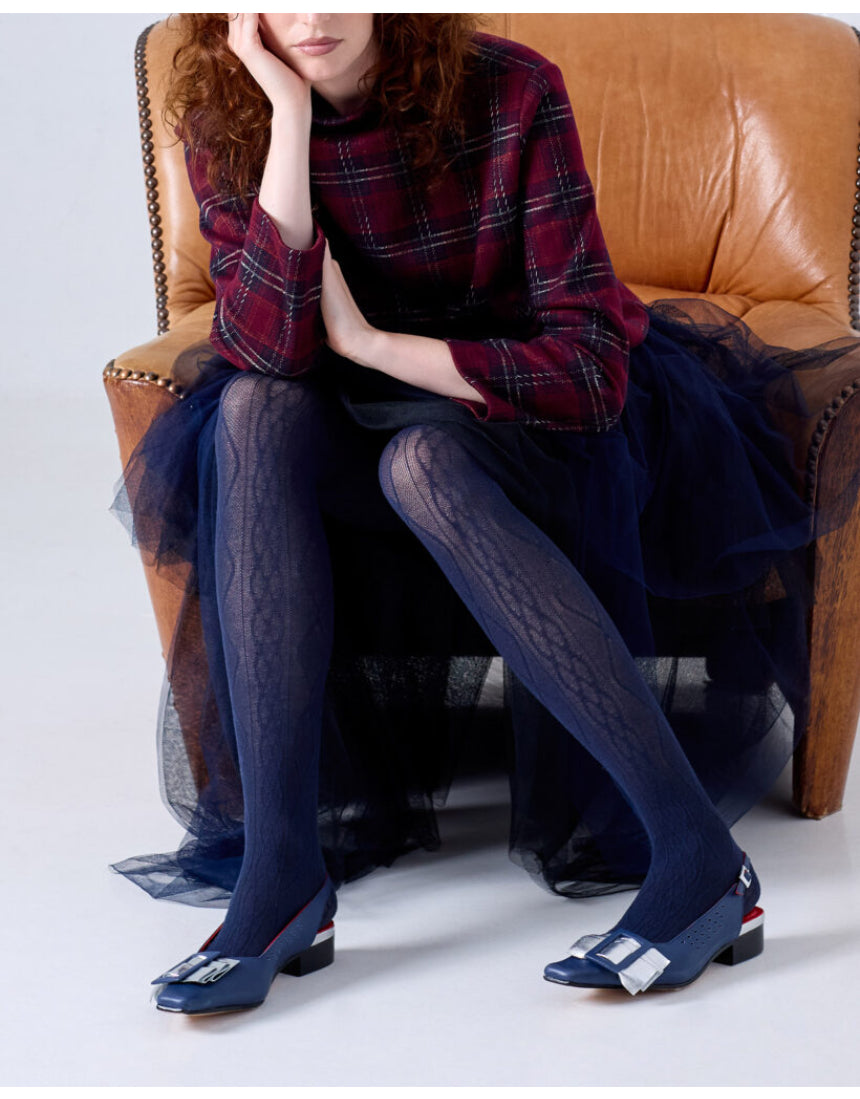 Tightology - Aran Cashmere Blend Tights, , Tightology - Say It Sister