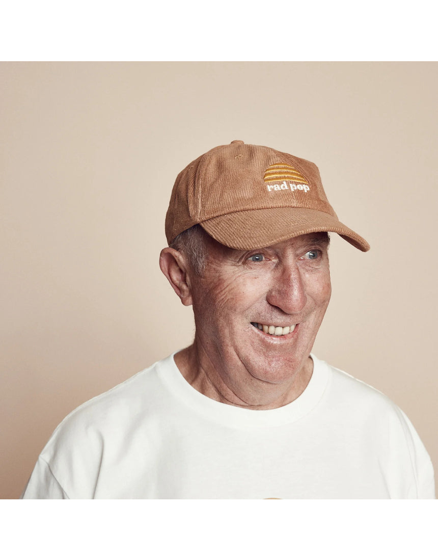 Rad Pop Cord Cap - Tan, hat, Banabae - Say It Sister