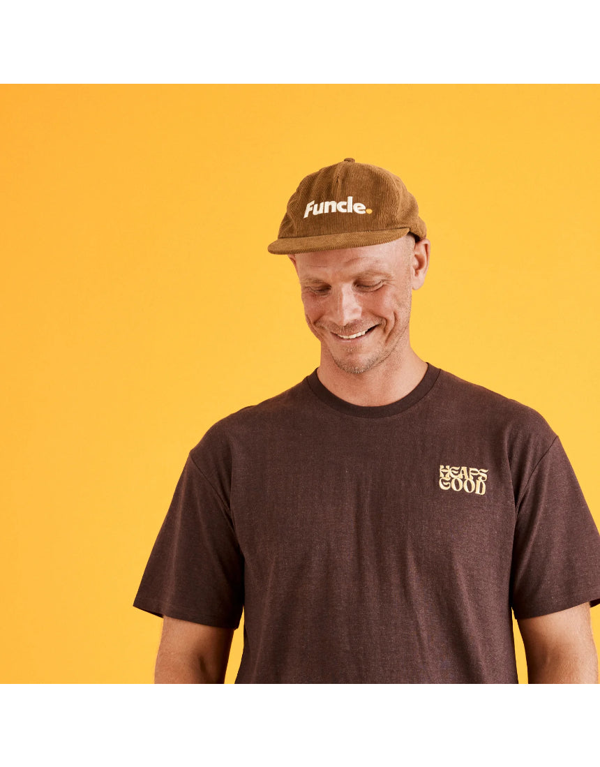 Funcle Cord Cap - Tan, , Banabae - Say It Sister