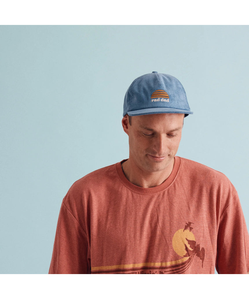 Rad Dad Cord Cap - Denim Blue, , Banabae - Say It Sister