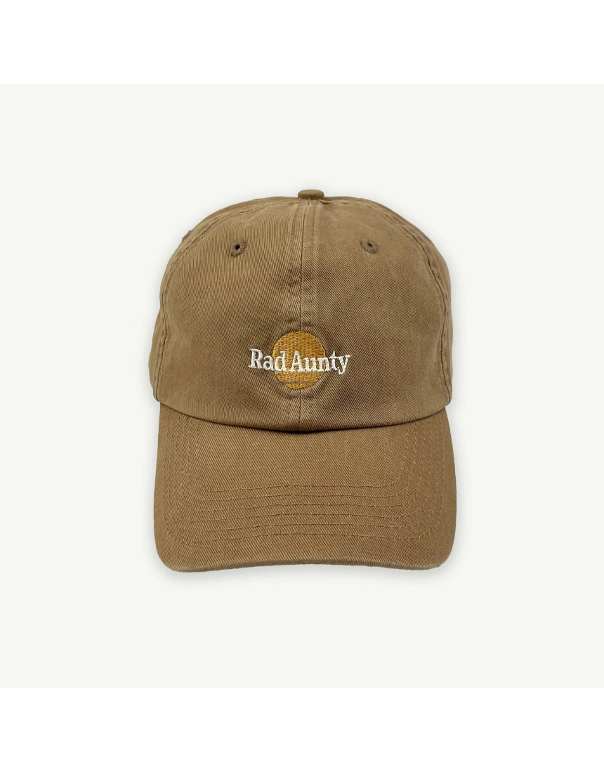 Rad Aunty Washed Baseball Cap - Desert Sand, , Banabae - Say It Sister