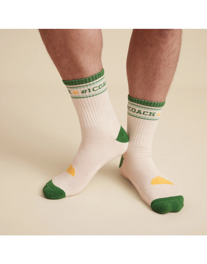 #1 Coach Organic Cotton Crew Socks, , Banabae - Say It Sister