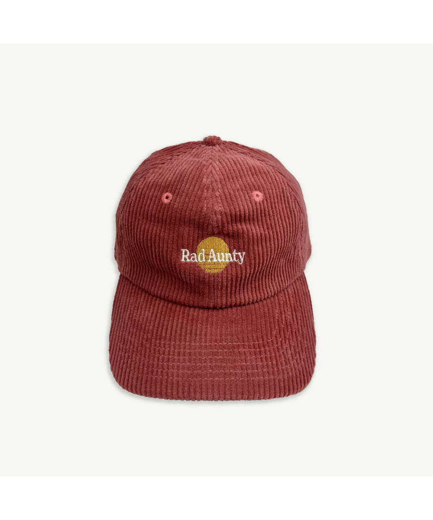 Rad Aunty Cord Cap - Eco Red, , Banabae - Say It Sister