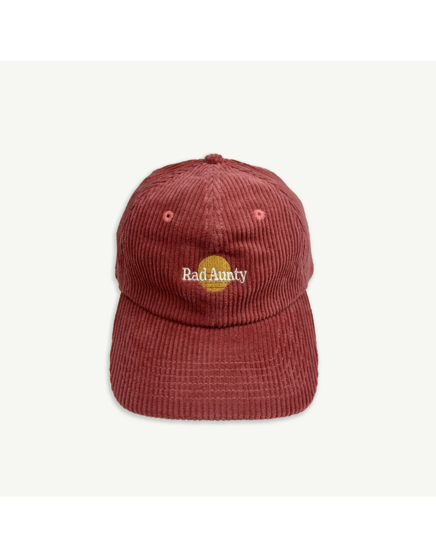 Rad Aunty Cord Cap - Eco Red, , Banabae - Say It Sister