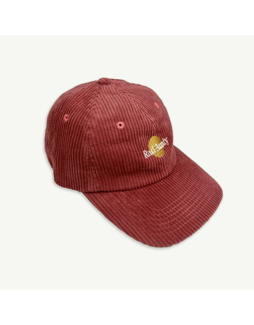 Rad Aunty Cord Cap - Eco Red, , Banabae - Say It Sister