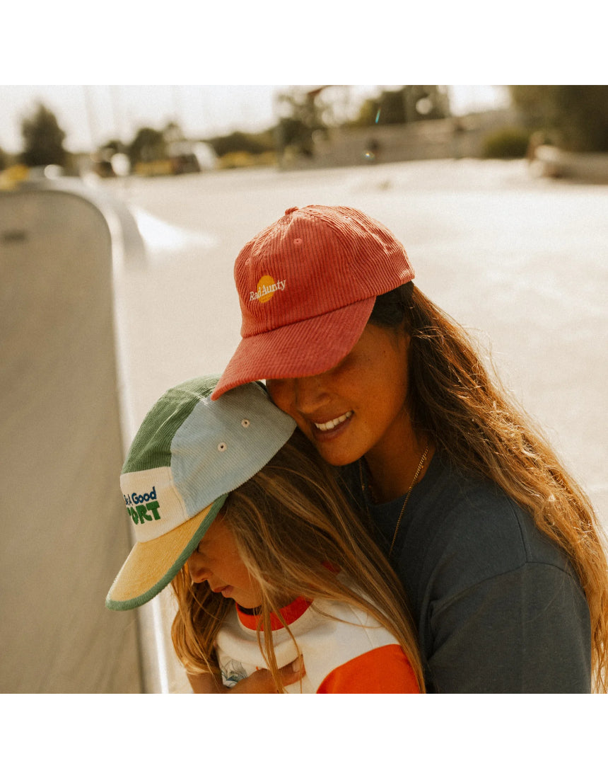 Rad Aunty Cord Cap - Eco Red, , Banabae - Say It Sister