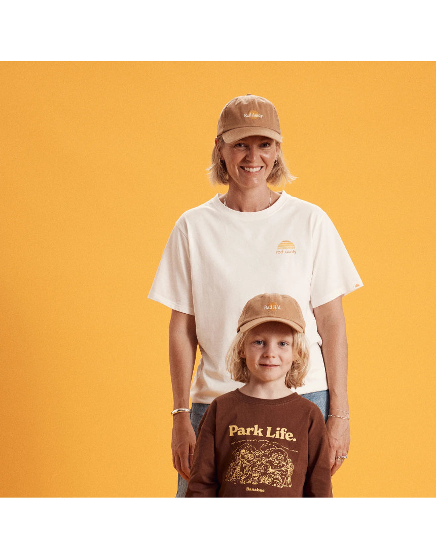 Rad Aunty Washed Baseball Cap - Desert Sand, , Banabae - Say It Sister