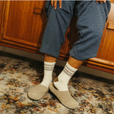 Rad Mama Organic Cotton Crew Sock - Coco Stripe, , Banabae - Say It Sister