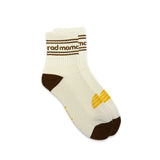 Rad Mama Organic Cotton Crew Sock - Coco Stripe, , Banabae - Say It Sister