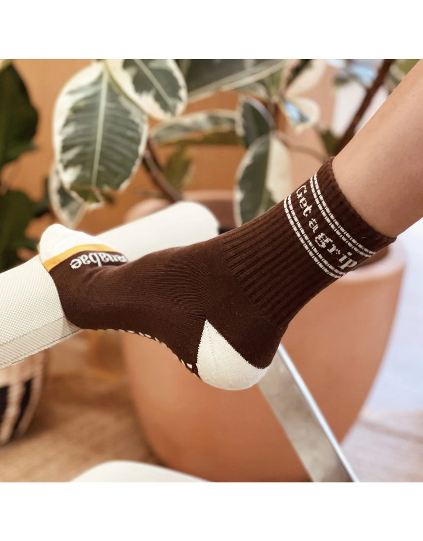 Get A Grip Socks - Coco, , Banabae - Say It Sister