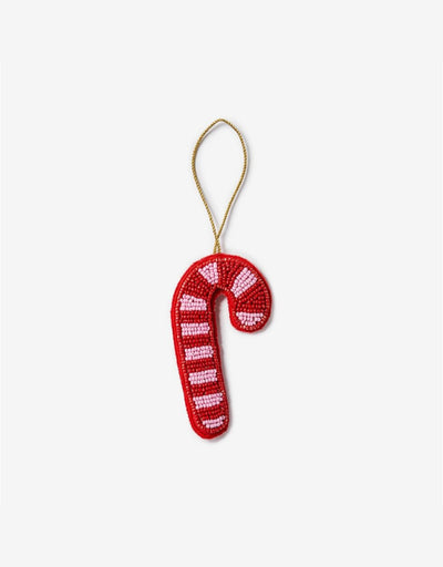 Bonnie & Neil - Candy Cane Pink Beaded Christmas Decoration, Christmas Decoration, Bonnie and Neil - Say It Sister