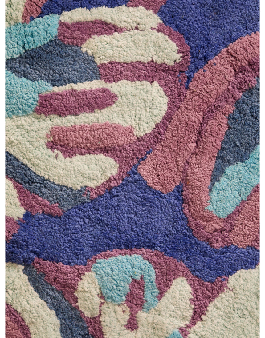 Bonnie and Neil - Dutch Floral Blue Bath Mat, Bath Mats & Rugs, Bonnie and Neil - Say It Sister