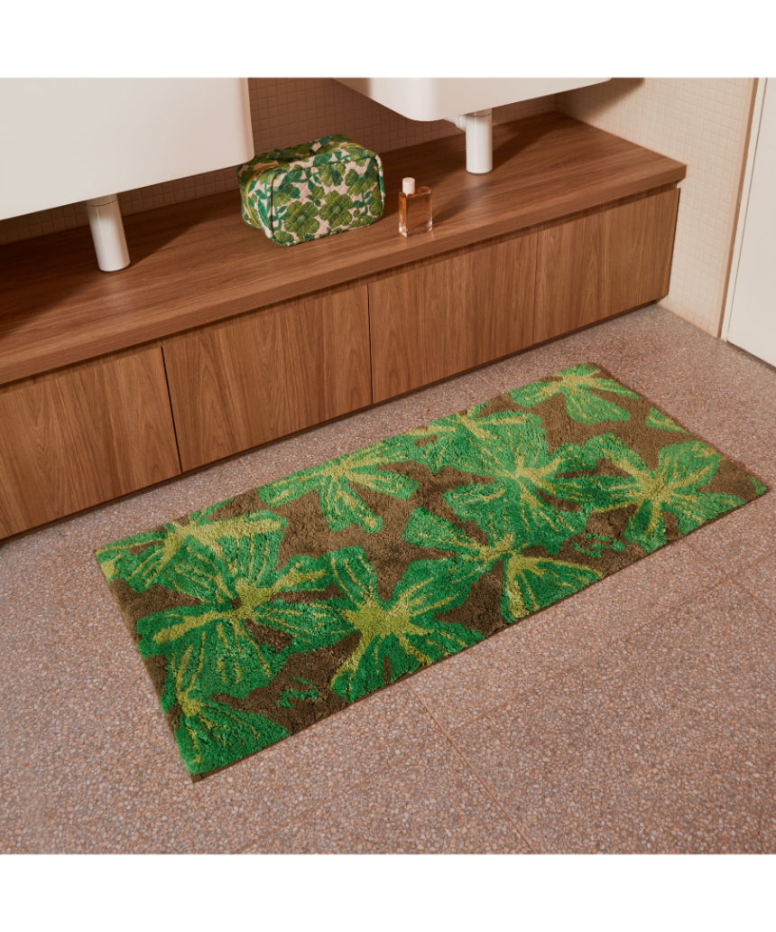 Bonnie and Neil - Mave Khaki Long Bath Mat, Bath Mats & Rugs, Bonnie and Neil - Say It Sister