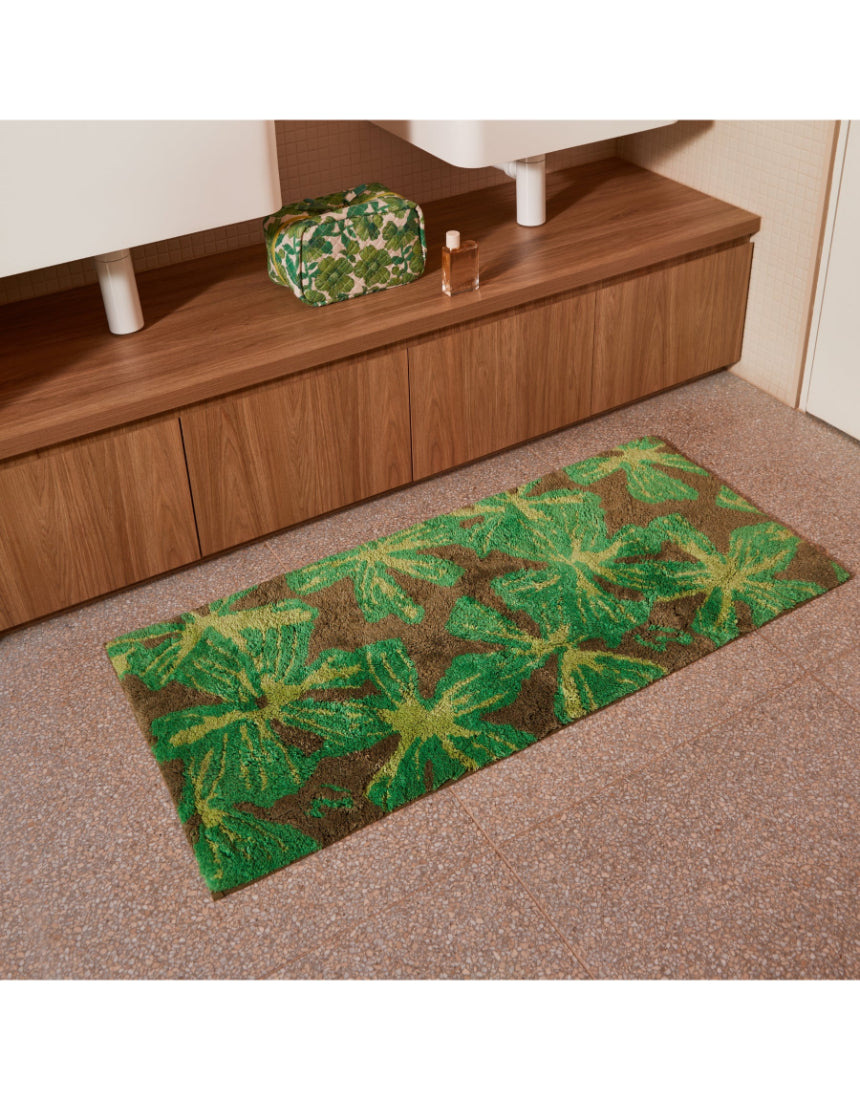 Bonnie and Neil - Mave Khaki Long Bath Mat, Bath Mats & Rugs, Bonnie and Neil - Say It Sister