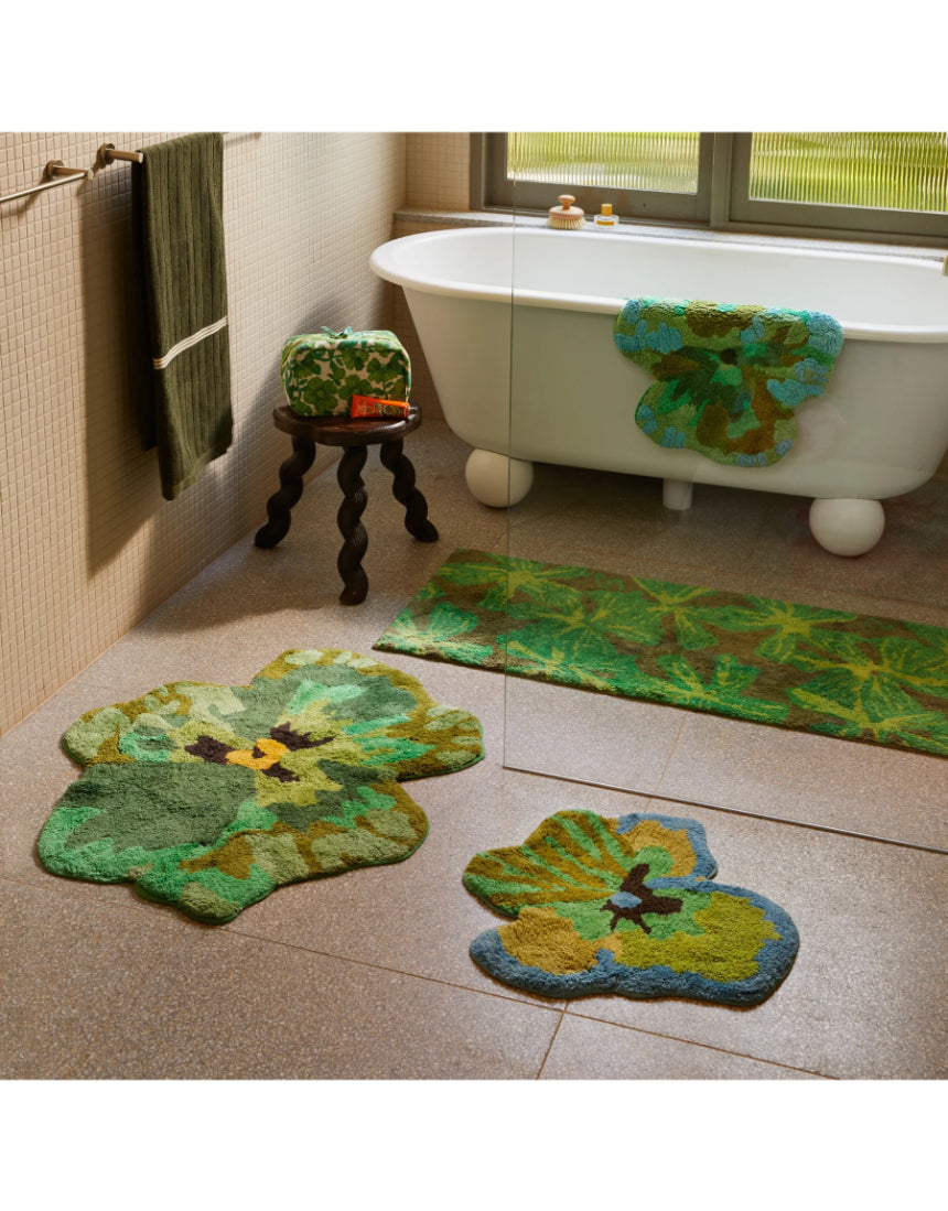 Bonnie and Neil - Mave Khaki Long Bath Mat, Bath Mats & Rugs, Bonnie and Neil - Say It Sister