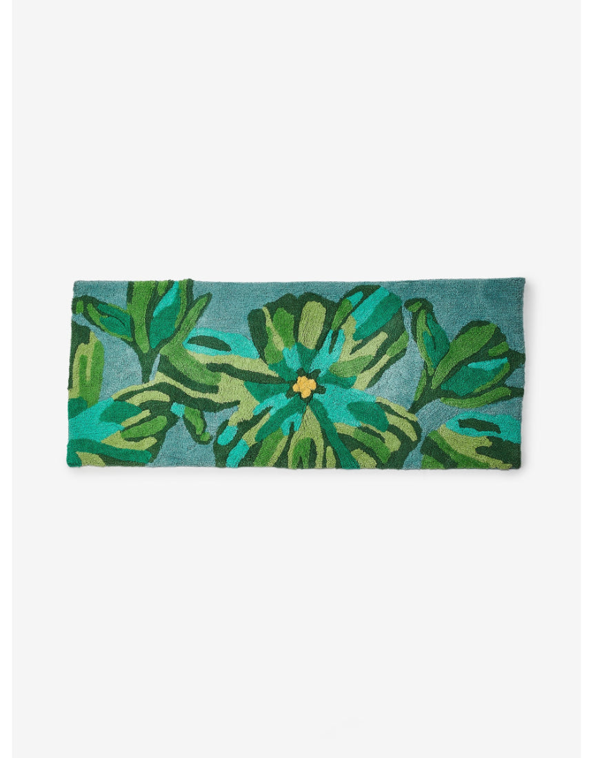 Bonnie and Neil - Dutch Floral Green Bath Mat, Bath Mats & Rugs, Bonnie and Neil - Say It Sister