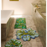 Bonnie and Neil - Dutch Floral Green Bath Mat, Bath Mats & Rugs, Bonnie and Neil - Say It Sister