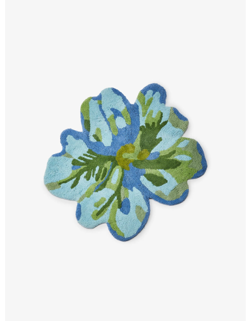 Bonnie and Neil - Tulip Blue Green Bath Mat, Bath Mats & Rugs, Bonnie and Neil - Say It Sister