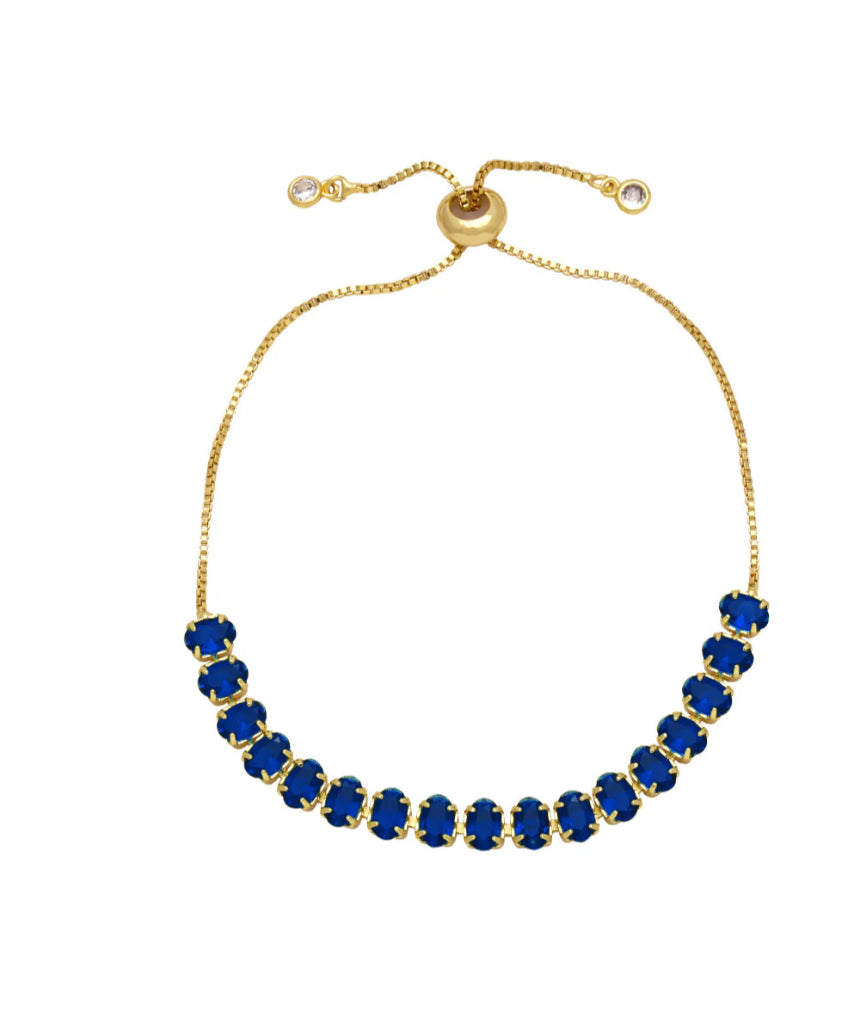Mila Tennis Bracelet, , Salty Safari - Say It Sister