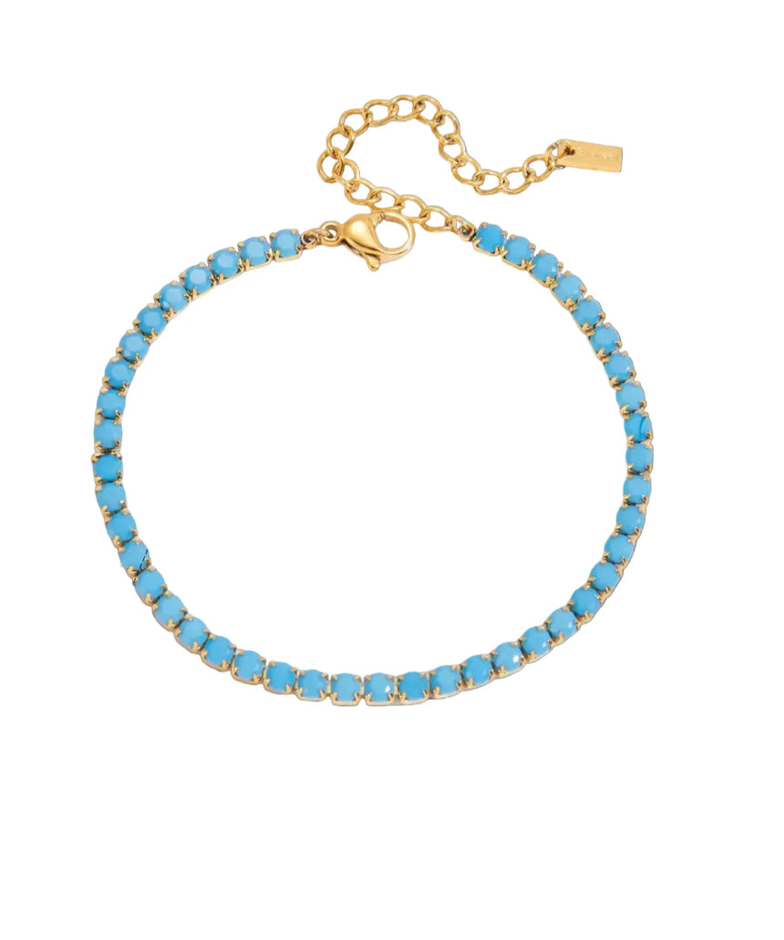 Bella Tennis Bracelet, , Salty Safari - Say It Sister