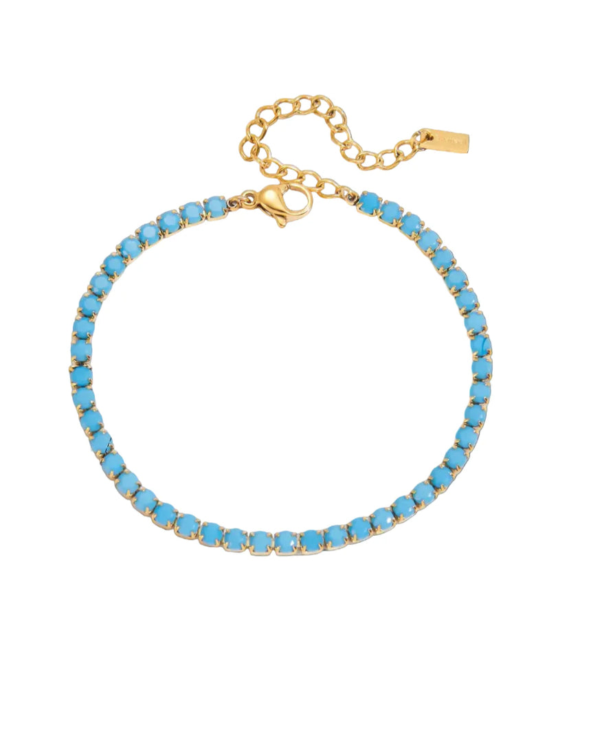 Bella Tennis Bracelet, , Salty Safari - Say It Sister