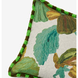 Bonnie & Neil - Wild Pansy Verde 50cm Cushion, Cushion, Bonnie and Neil - Say It Sister