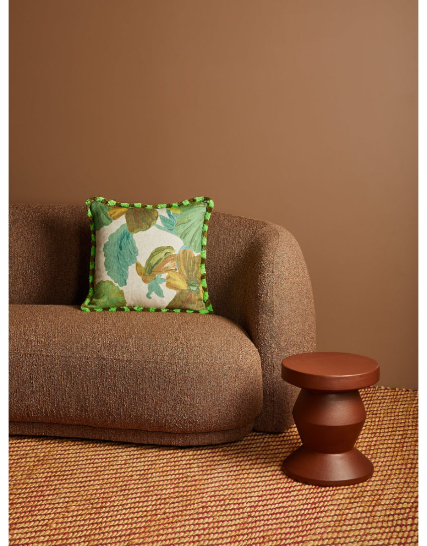 Bonnie & Neil - Wild Pansy Verde 50cm Cushion, Cushion, Bonnie and Neil - Say It Sister
